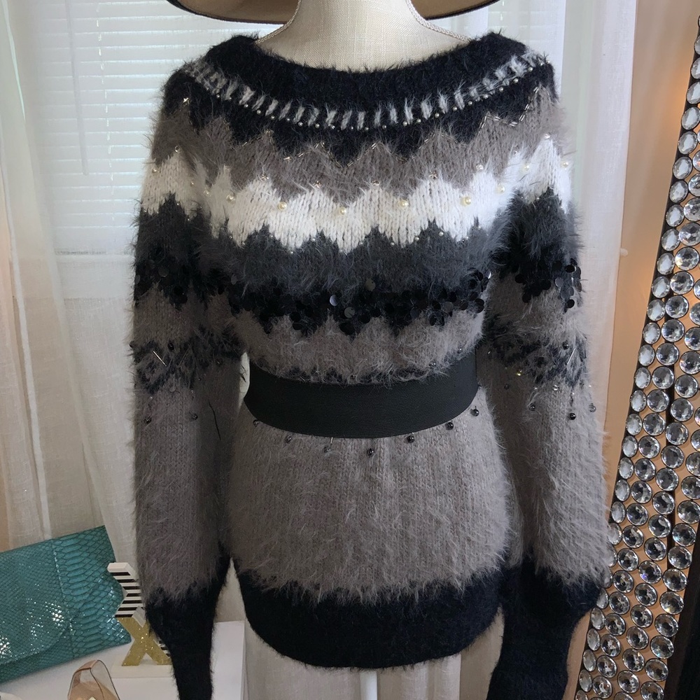 Wool/Cashmere Sweater - Picture 4 of 7